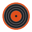 Crate & Dig record icon.
